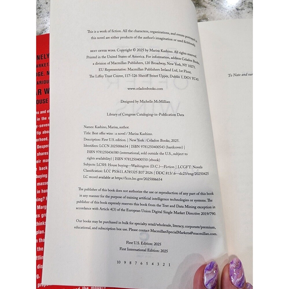 Best Offer Wins: A Novel - Hardcover, by Kashino Marisa - LIKE NEW - Picture 2 of 5
